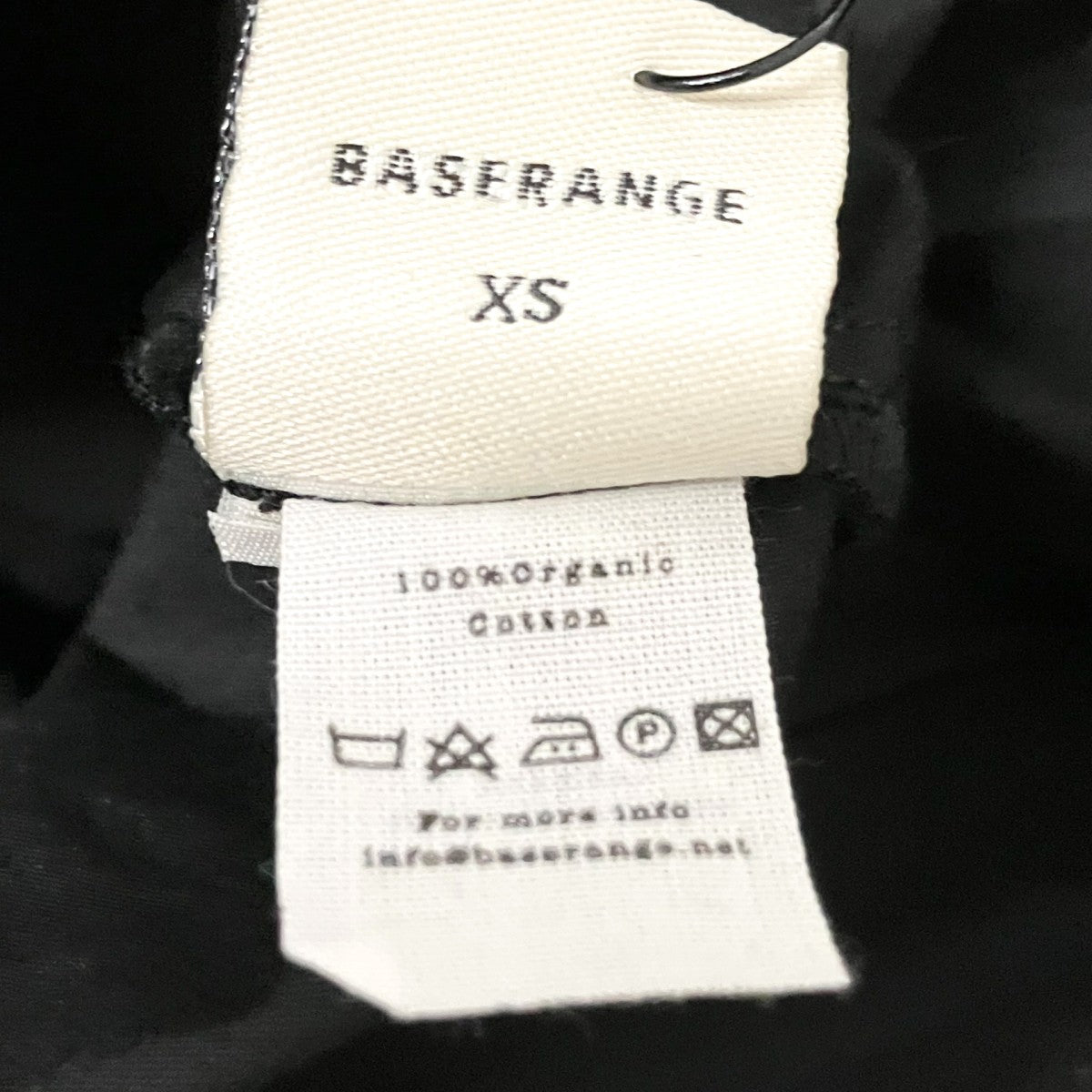 BASERANGE ビックカラーシャツ 古着・中古-4枚目のアイテム画像