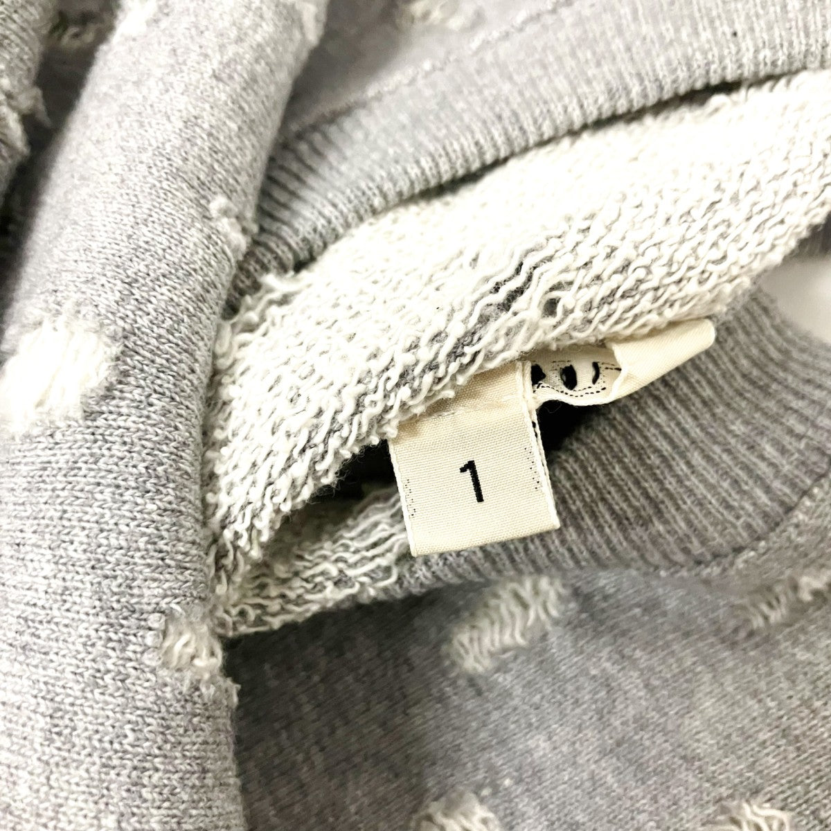 unfil 加工スウェットWVSP UW116 古着・中古-4枚目のアイテム画像