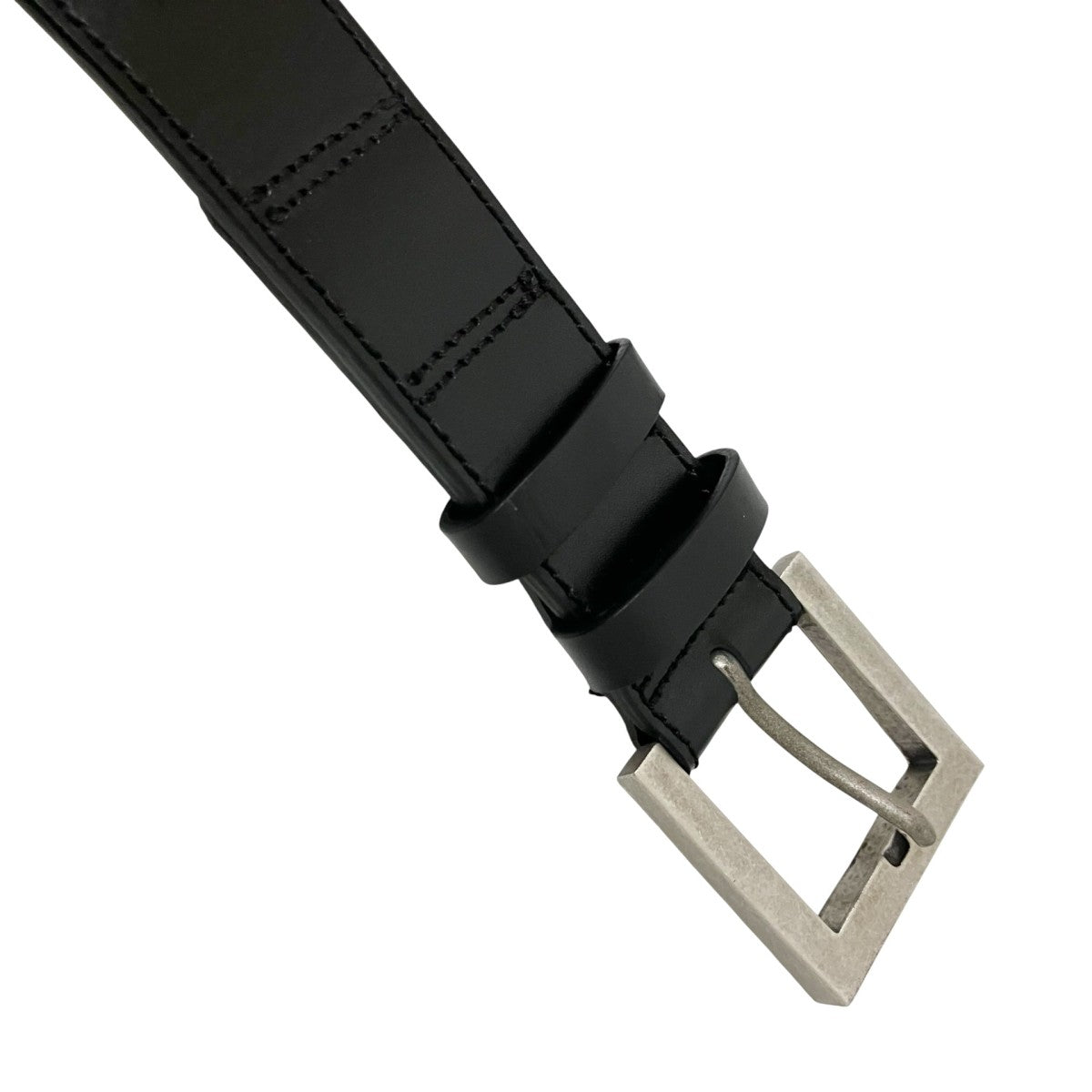 ADER error Fluic label beltレザーベルトBMADSSAC0501BK 古着・中古-2枚目のアイテム画像