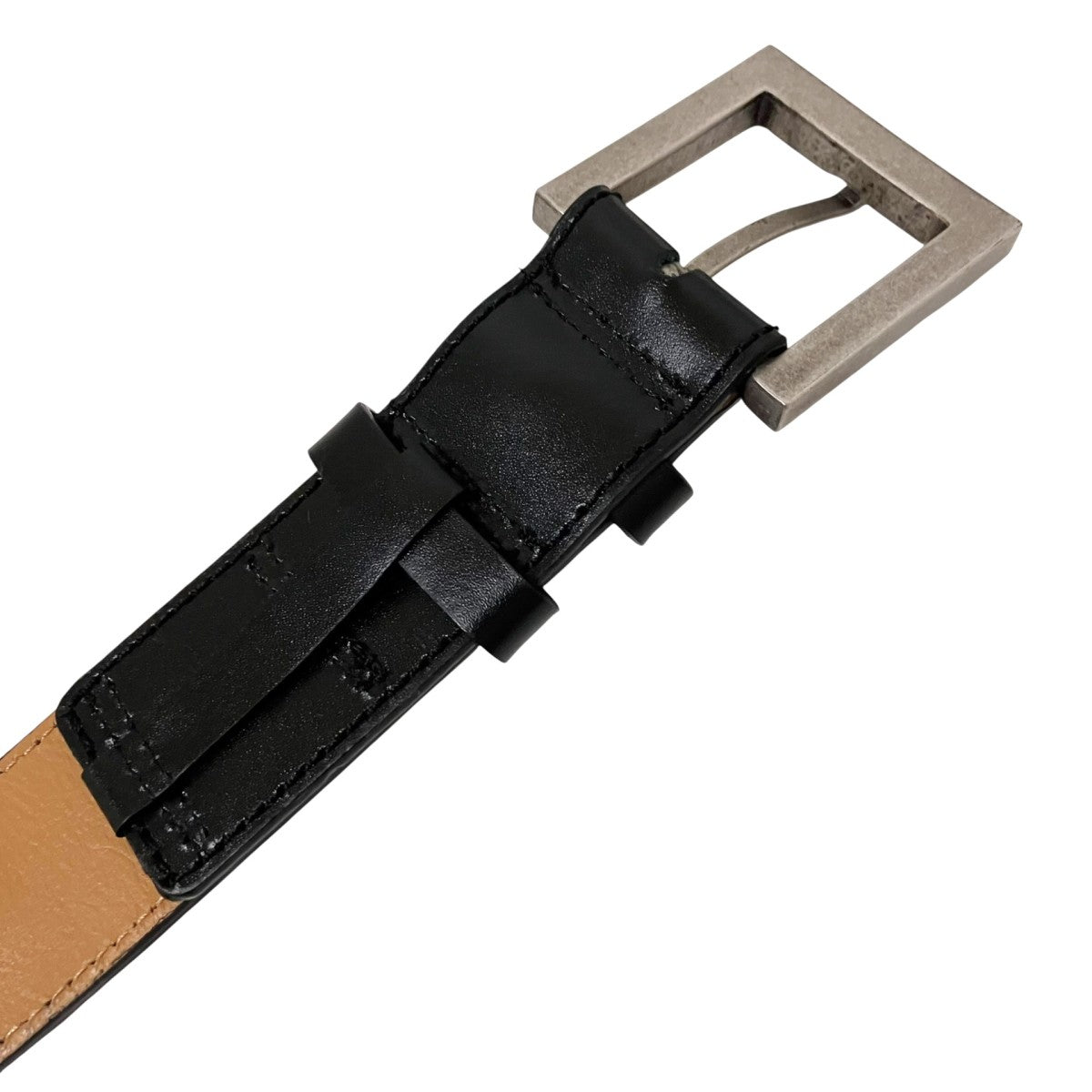 ADER error Fluic label beltレザーベルトBMADSSAC0501BK 古着・中古-4枚目のアイテム画像