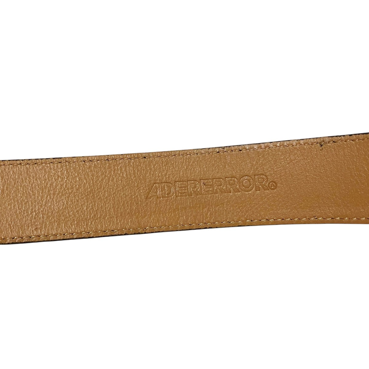 ADER error Fluic label beltレザーベルトBMADSSAC0501BK 古着・中古-6枚目のアイテム画像