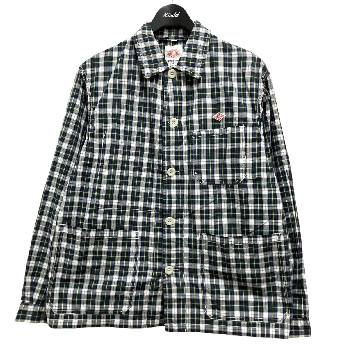 DANTON シャツジャケットJD 3701 古着・中古-1枚目のアイテム画像