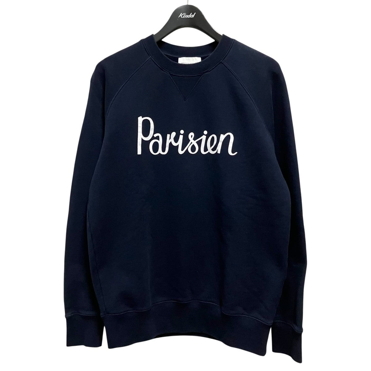 MAISON KITSUNE PARISIEN CLASSIC SWEATSHIRTラグランスウェットAM00301KM0001 古着・中古-1枚目のアイテム画像