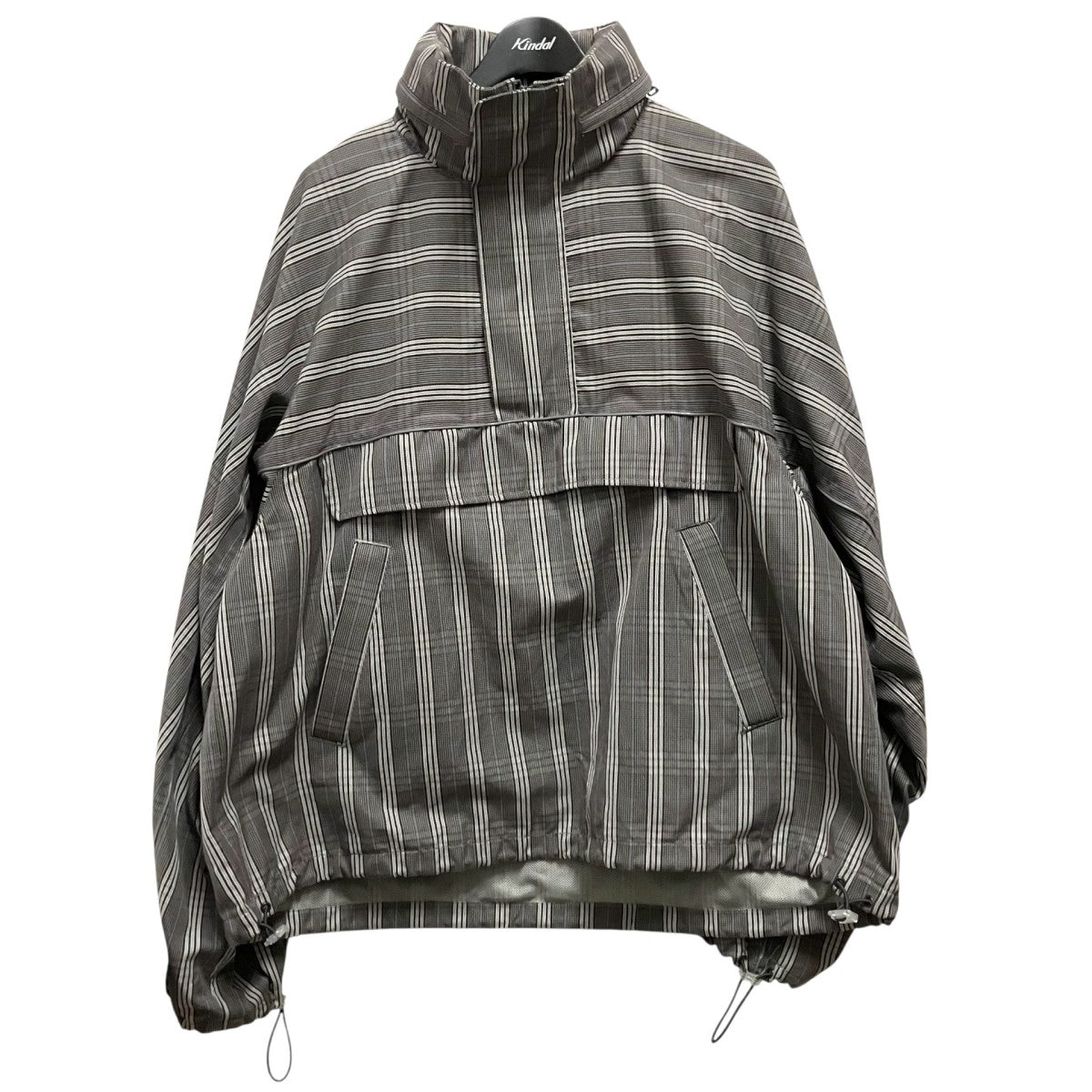 Name． チェックウィンドブレーカー フーデッドブルゾンアノラックパーカーNMJK 20SS 002 古着・中古-1枚目のアイテム画像