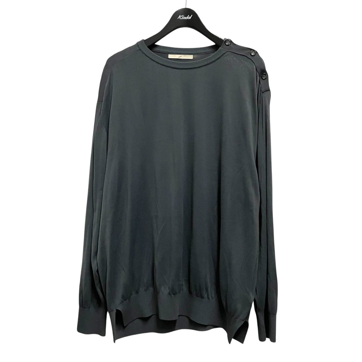 maison mill SHOULDER BUTTON KNIT SHIRTショルダーボタンニット 古着・中古-1枚目のアイテム画像