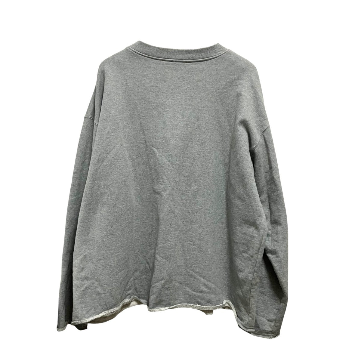 maison mill Deep V-Neck Cut Off Sweat ShirtVネックスウェットM24 1 009 古着・中古-2枚目のアイテム画像