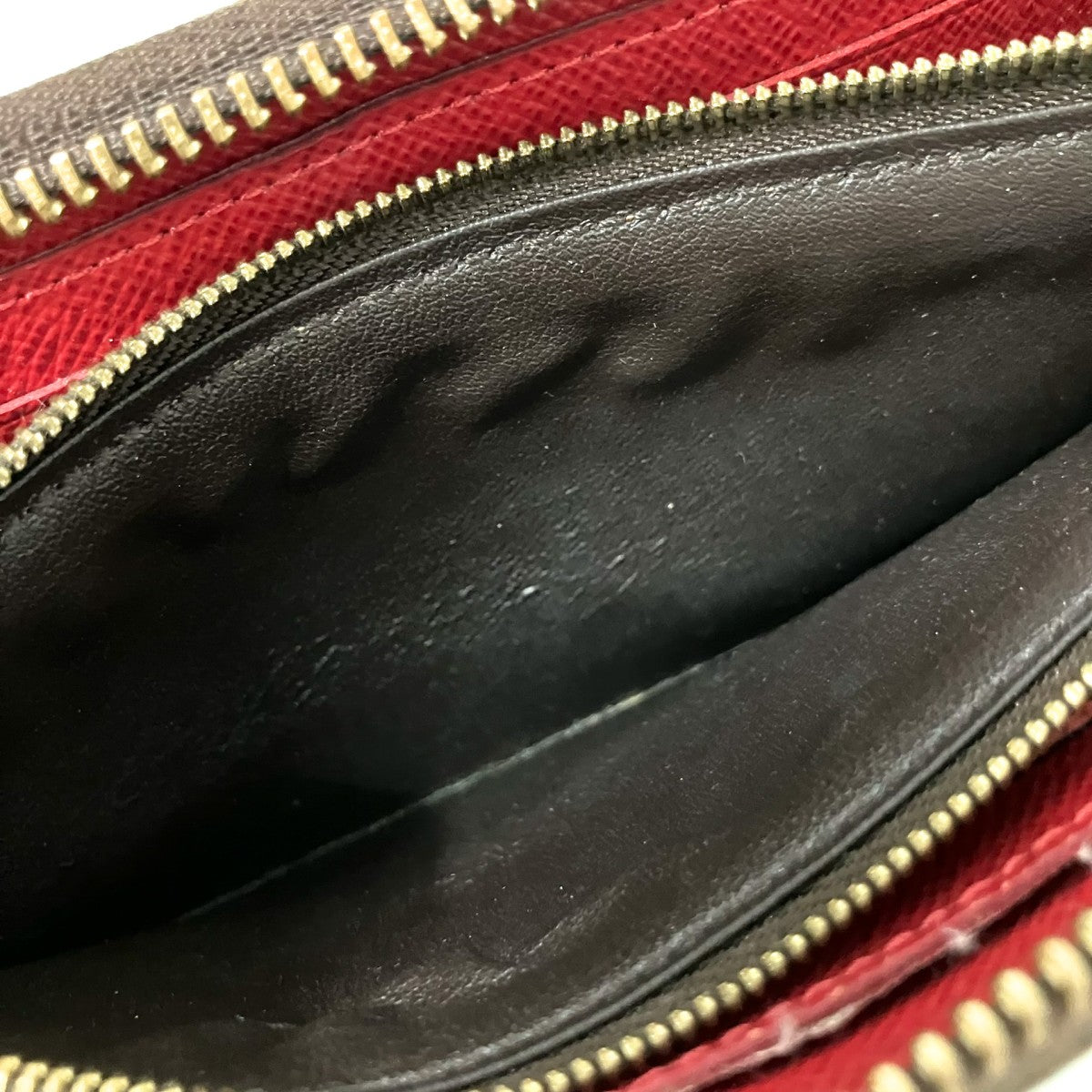 LOUIS VUITTON ポルトフォイユ・クレマンスダミエラウンドジップ長財布N60534 古着・中古-10枚目のアイテム画像