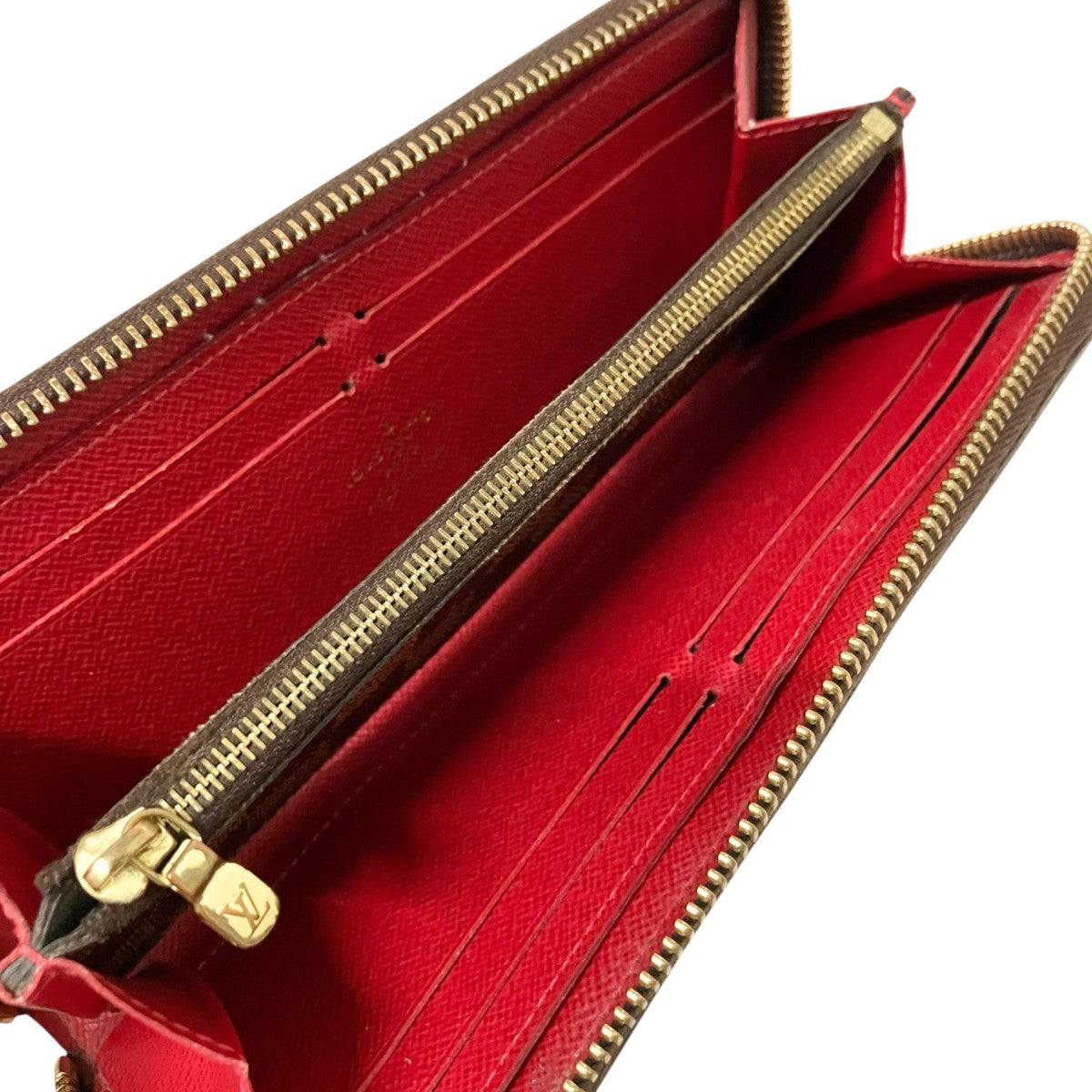 LOUIS VUITTON ポルトフォイユ・クレマンスダミエラウンドジップ長財布N60534 古着・中古-5枚目のアイテム画像