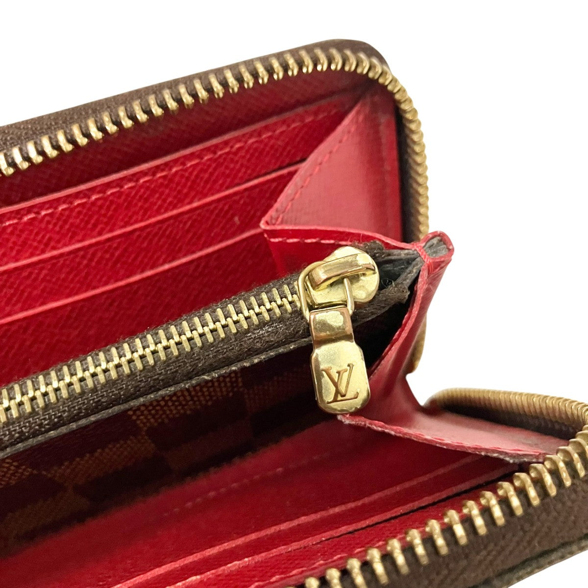 LOUIS VUITTON ポルトフォイユ・クレマンスダミエラウンドジップ長財布N60534 古着・中古-9枚目のアイテム画像