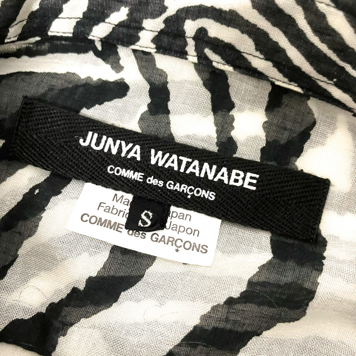 Zebra Muslin Shirt DressゼブラシアーシャツワンピースJF O014