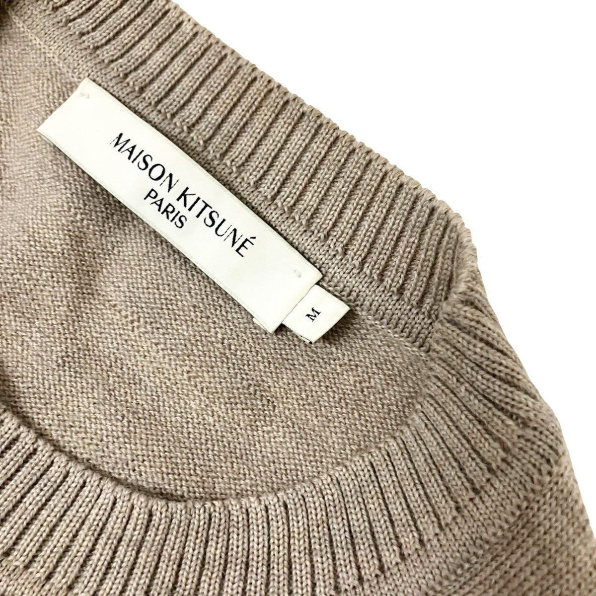 MAISON KITSUNE ワンポイントカーディガンGW00544KT1036 古着・中古-4枚目のアイテム画像