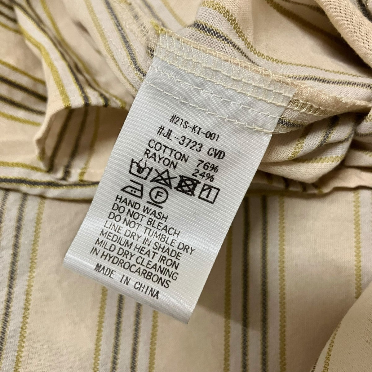 シャツワンピースJL 3723