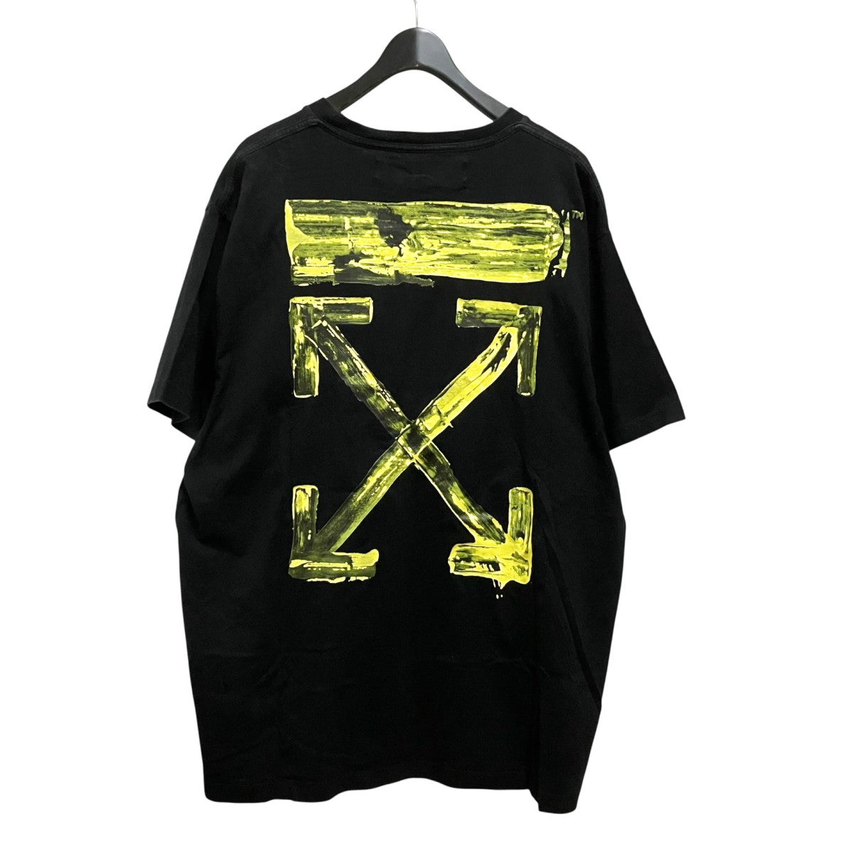 OFFWHITE Acrylic Arrows S／S Over Tee半袖TシャツOMAA038F19185010 古着・中古-2枚目のアイテム画像
