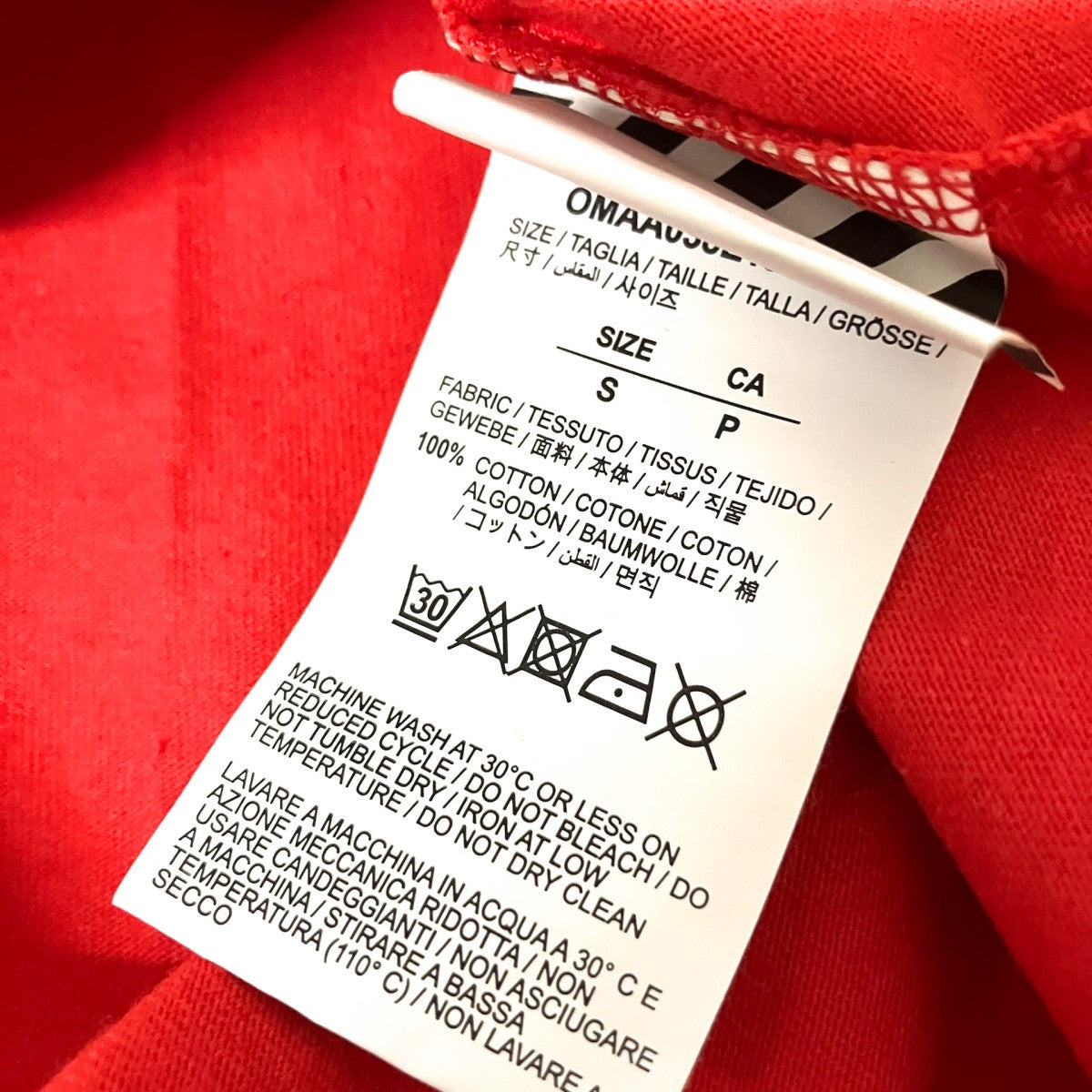 OFFWHITE 半袖TシャツOMAA038E19185003 古着・中古-4枚目のアイテム画像