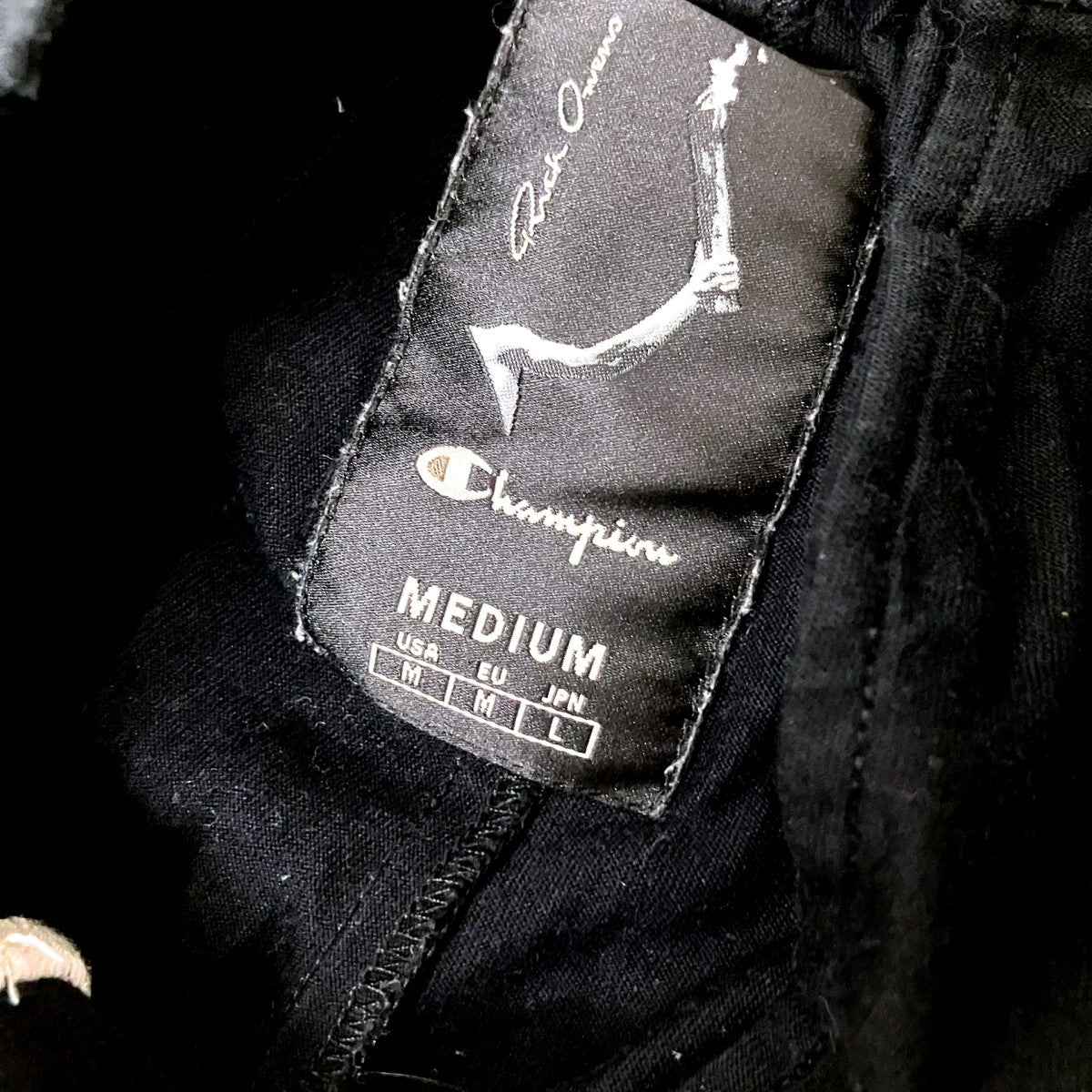 RICK OWENS×Champion JOGGER H．JERSEYジョガーパンツCM01B7957 CHJEG 古着・中古-5枚目のアイテム画像