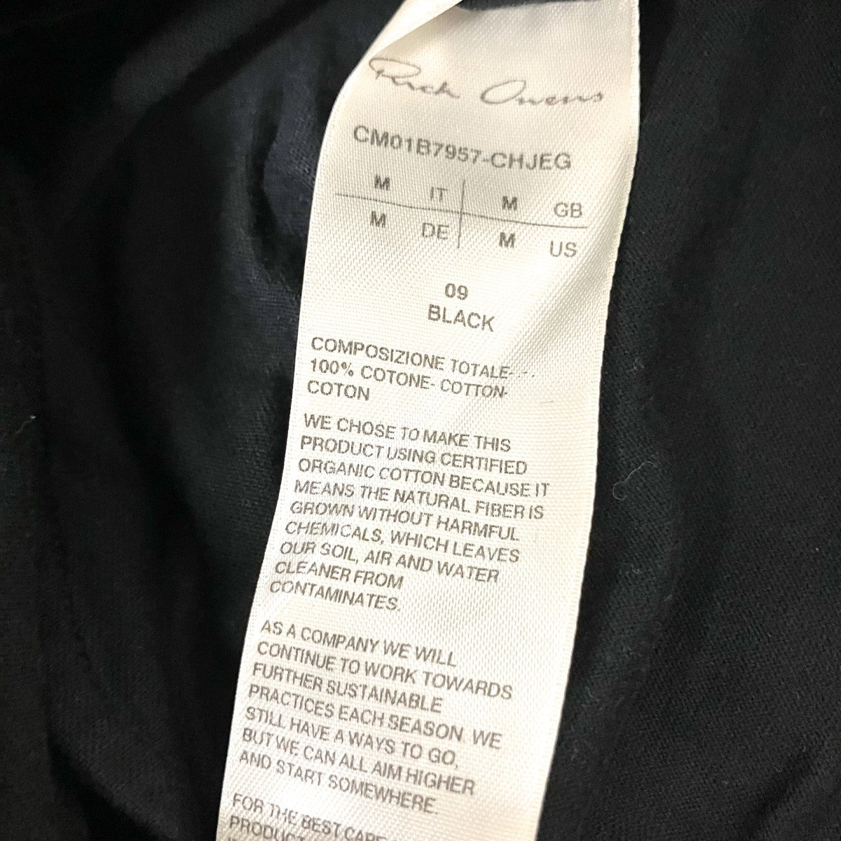 RICK OWENS×Champion JOGGER H．JERSEYジョガーパンツCM01B7957 CHJEG 古着・中古-6枚目のアイテム画像