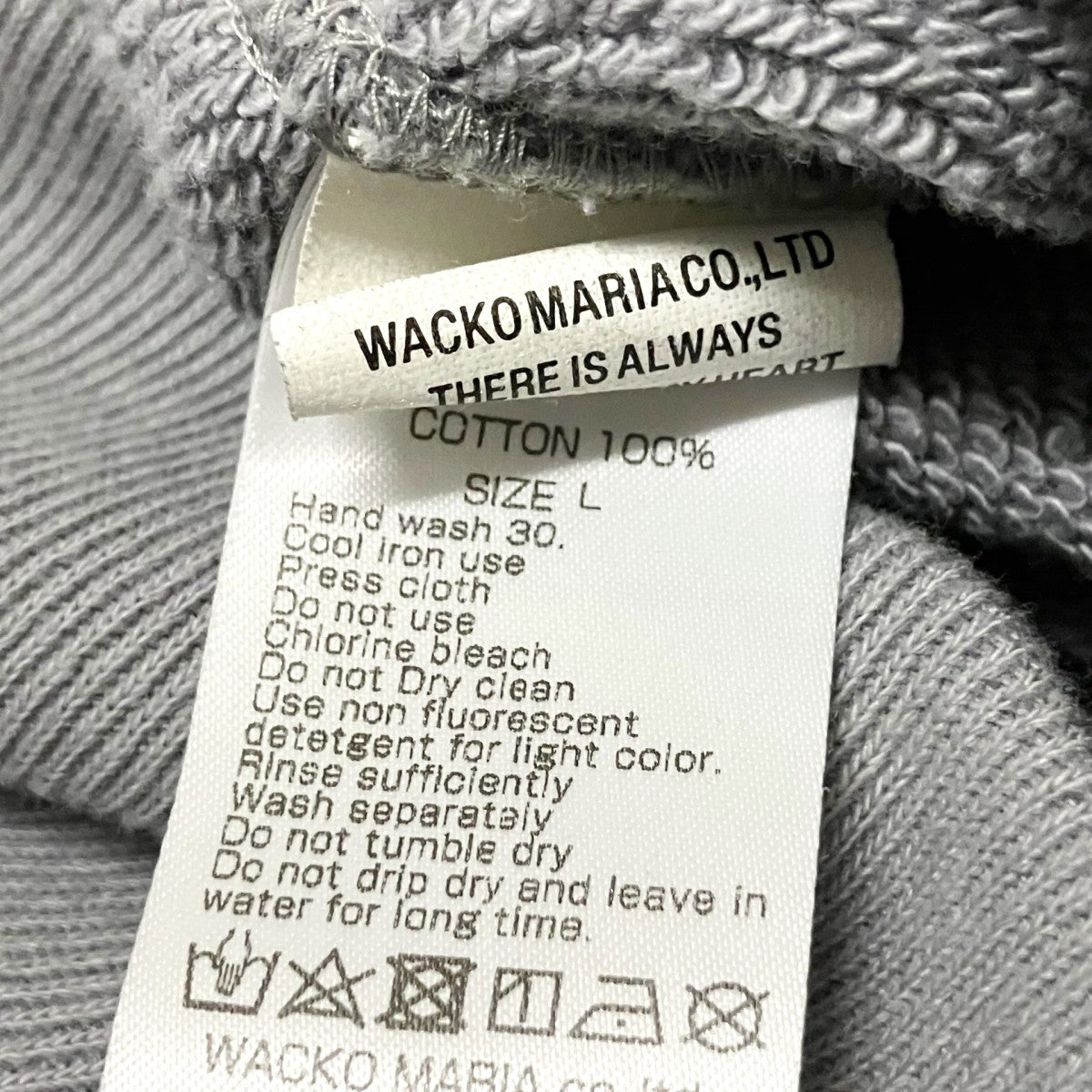 WACKO MARIA HEAVY WEIGHT PULLOVER HOODED SWEATプルオーバーパーカー 古着・中古-5枚目のアイテム画像