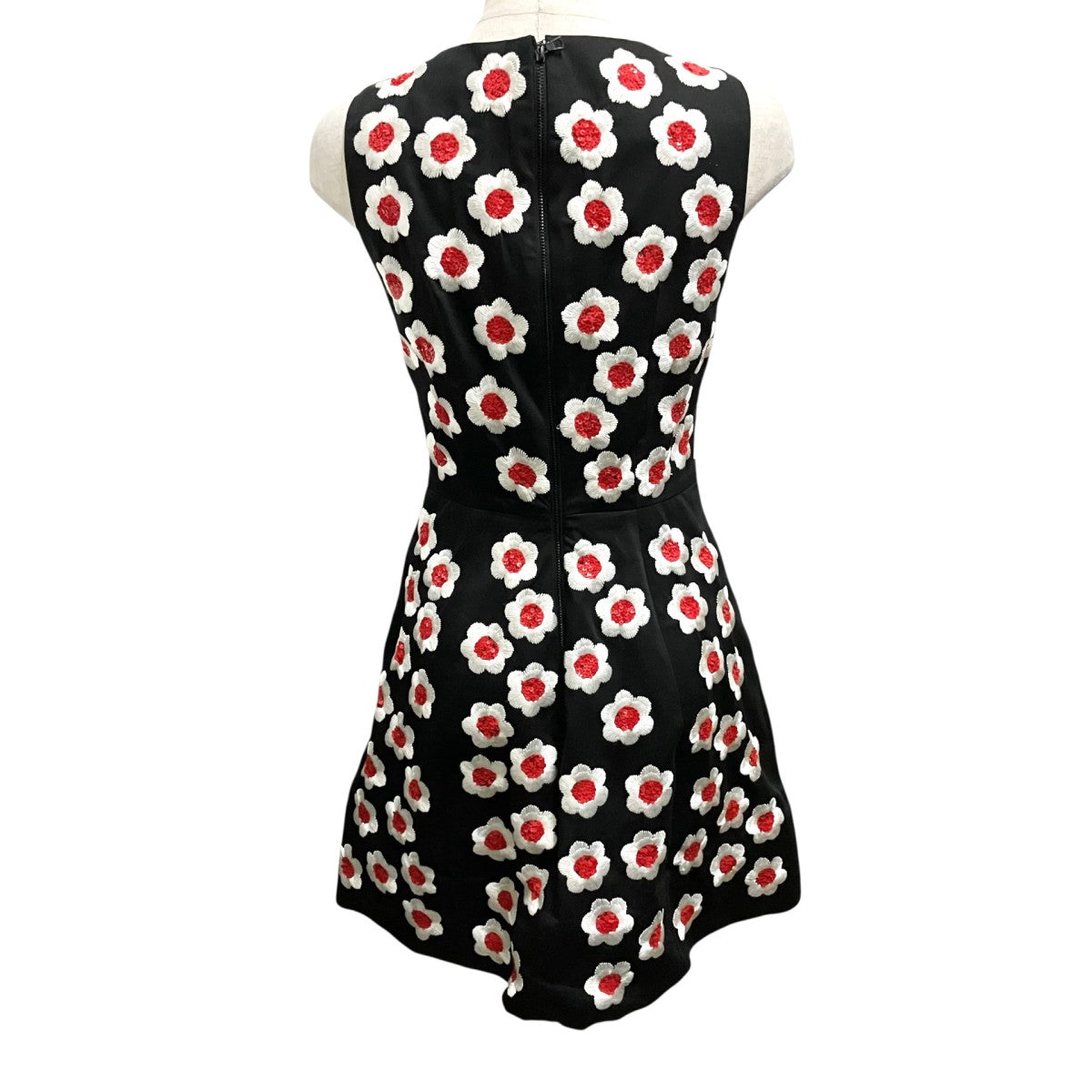 alice+olivia 花柄スパンコール装飾ワンピース65183 古着・中古-2枚目のアイテム画像