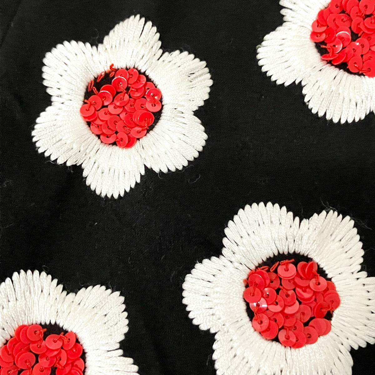 alice+olivia 花柄スパンコール装飾ワンピース65183 古着・中古-8枚目のアイテム画像