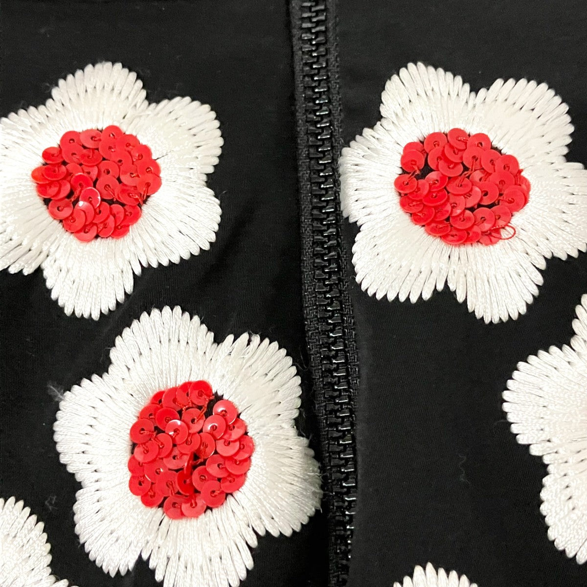 alice+olivia 花柄スパンコール装飾ワンピース65183 古着・中古-9枚目のアイテム画像