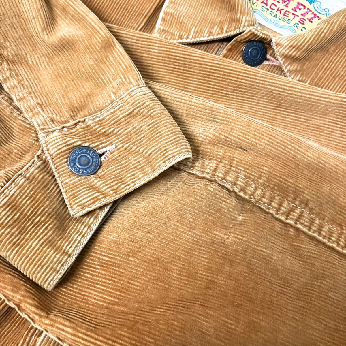 LEVI’S 60〜70sコーデュロイジャケット 古着・中古-7枚目のアイテム画像