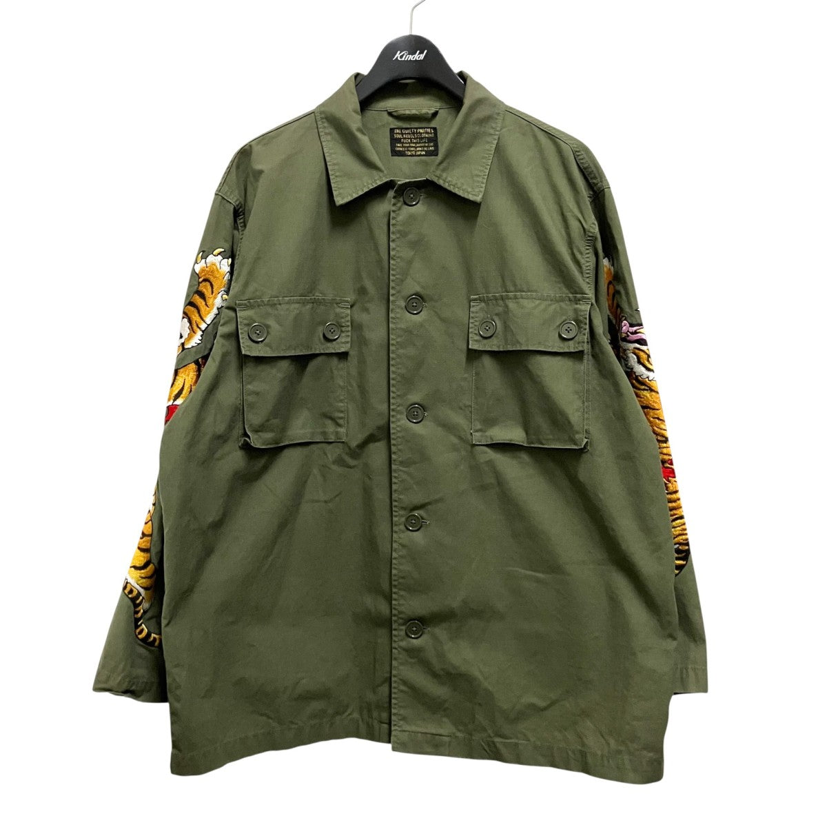 WACKO MARIA 刺繍長袖シャツ22SS 古着・中古-1枚目のアイテム画像