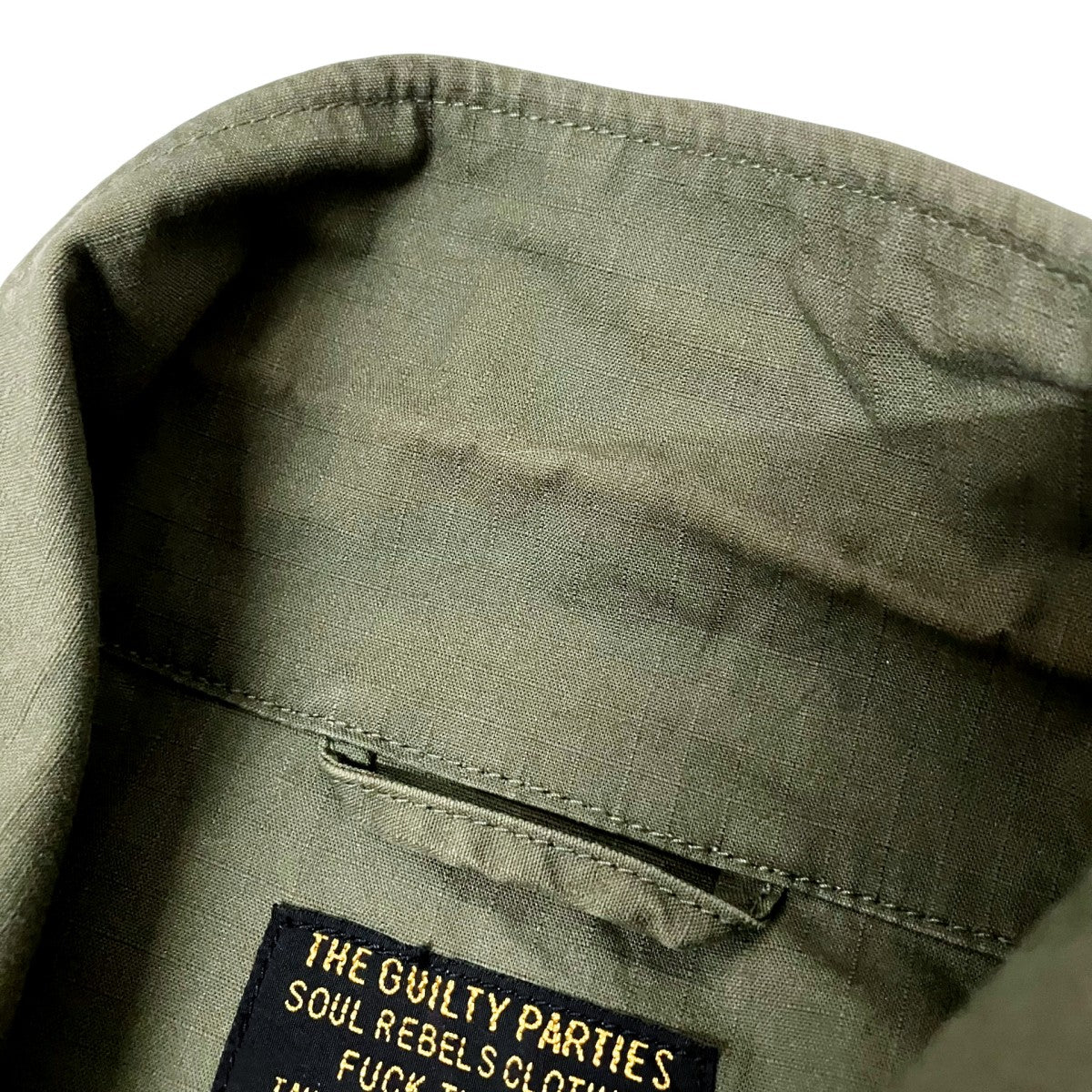 WACKO MARIA 刺繍長袖シャツ22SS 古着・中古-4枚目のアイテム画像