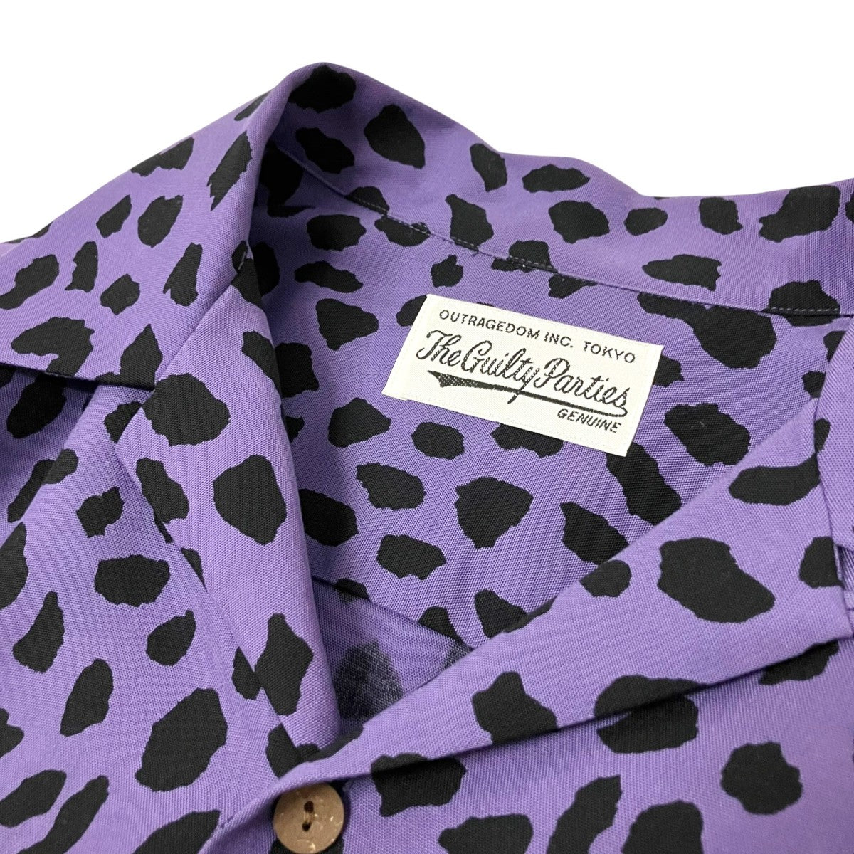 WACKO MARIA 21SSレオパード柄長袖シャツ 古着・中古-3枚目のアイテム画像