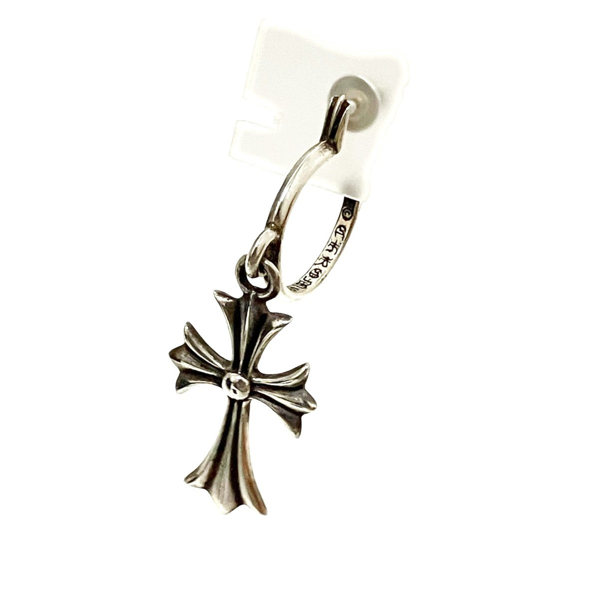 CHROME HEARTS TINY CH CROSSクロスモチーフピアス 古着・中古-1枚目のアイテム画像