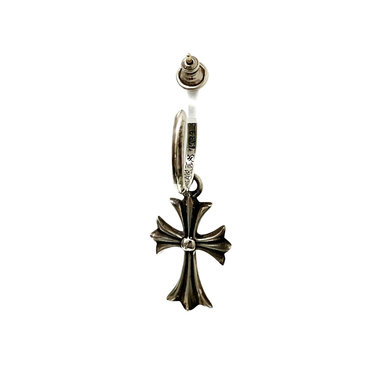 CHROME HEARTS TINY CH CROSSクロスモチーフピアス 古着・中古-3枚目のアイテム画像