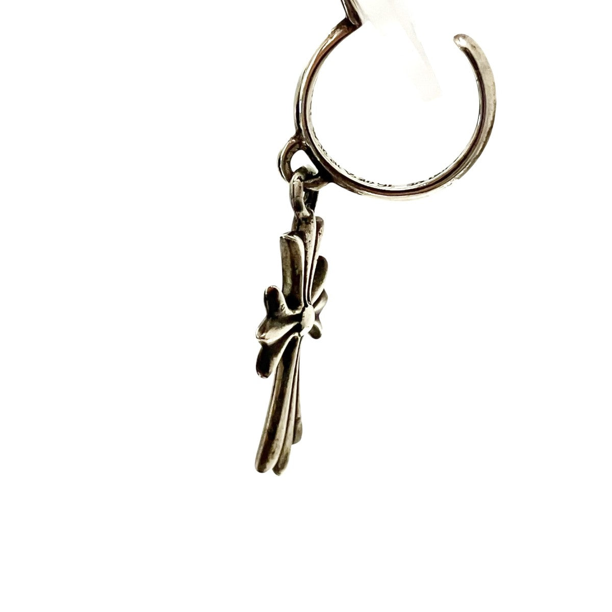 CHROME HEARTS TINY CH CROSSクロスモチーフピアス 古着・中古-4枚目のアイテム画像