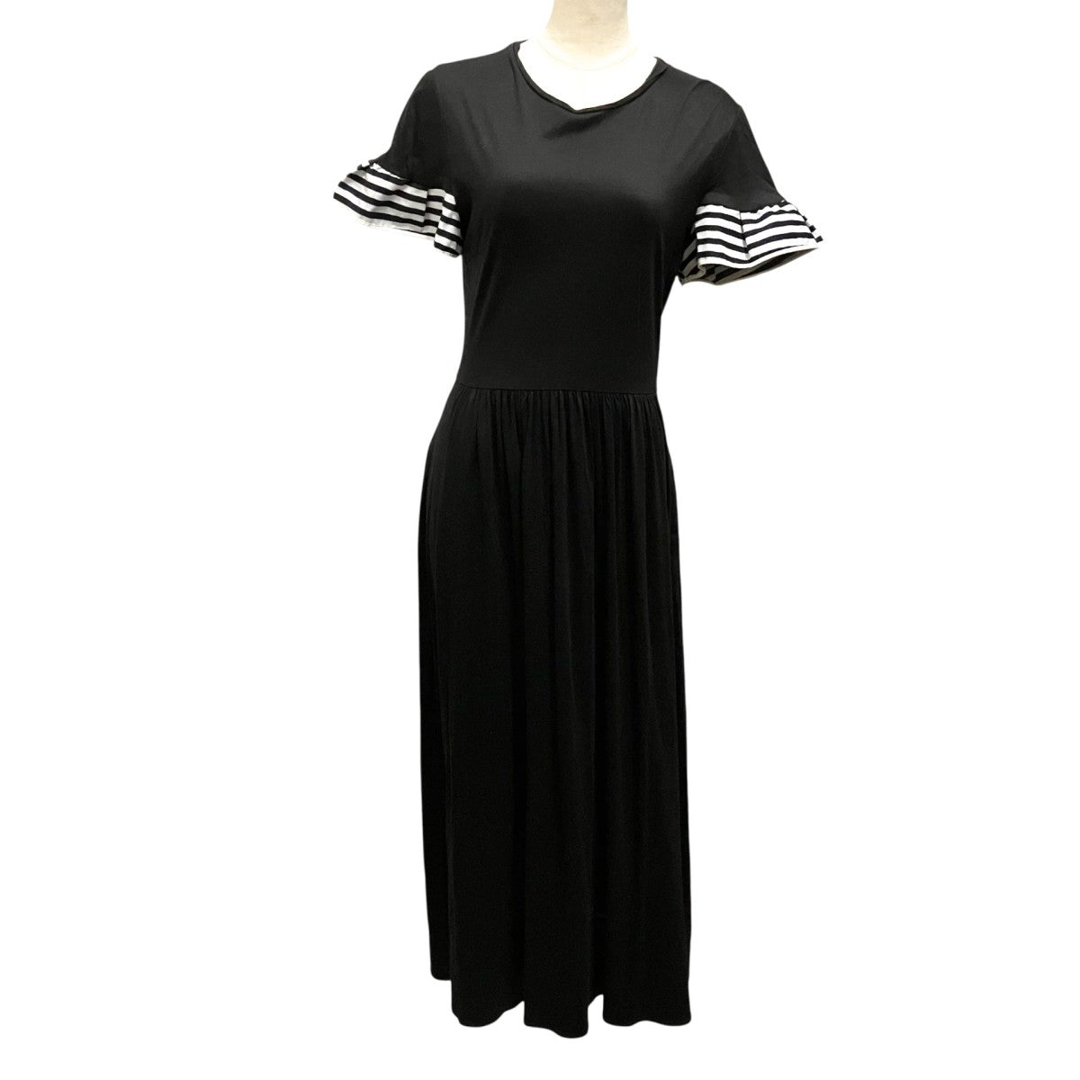 BORDERS AT BALCONY RUFFLED MAXI DRESS半袖ワンピースBD2111 2K 29 古着・中古-1枚目のアイテム画像