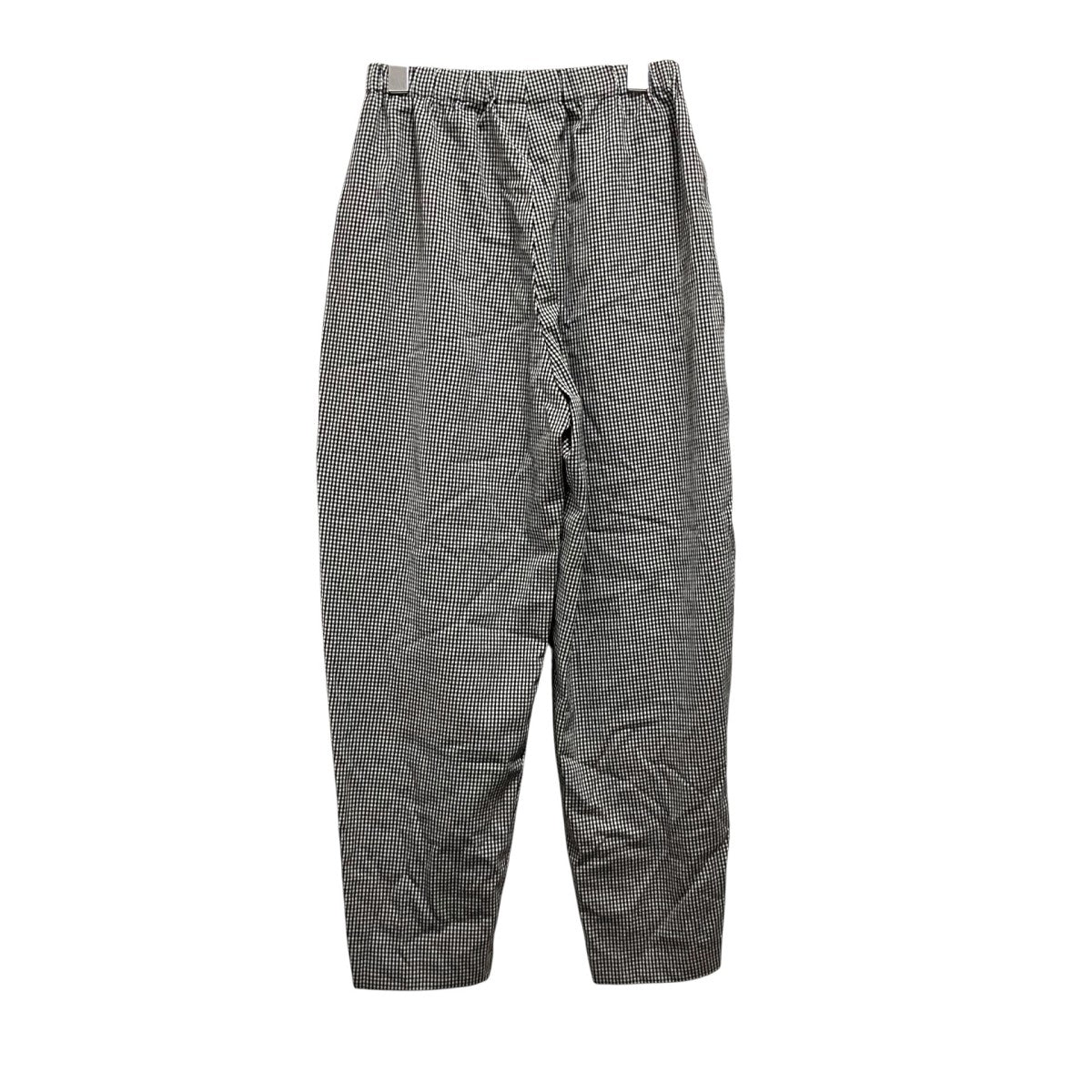 LOEFF ウールチェックドローストリングボンタンパンツチェックパンツ8814 299 0142 古着・中古-2枚目のアイテム画像