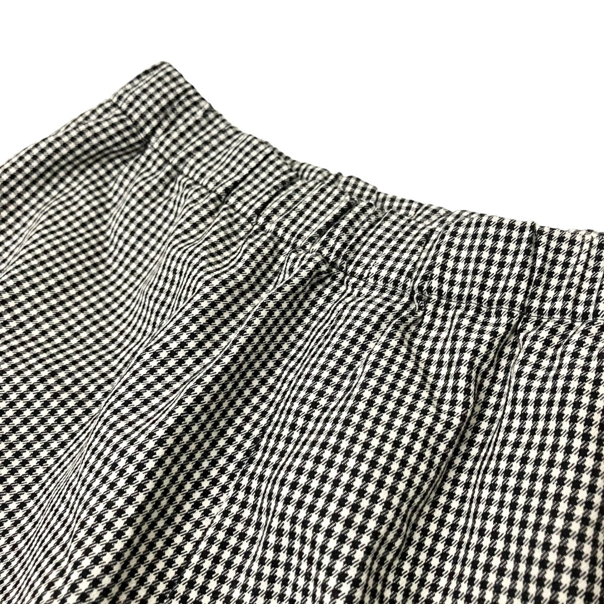 LOEFF ウールチェックドローストリングボンタンパンツチェックパンツ8814 299 0142 古着・中古-3枚目のアイテム画像