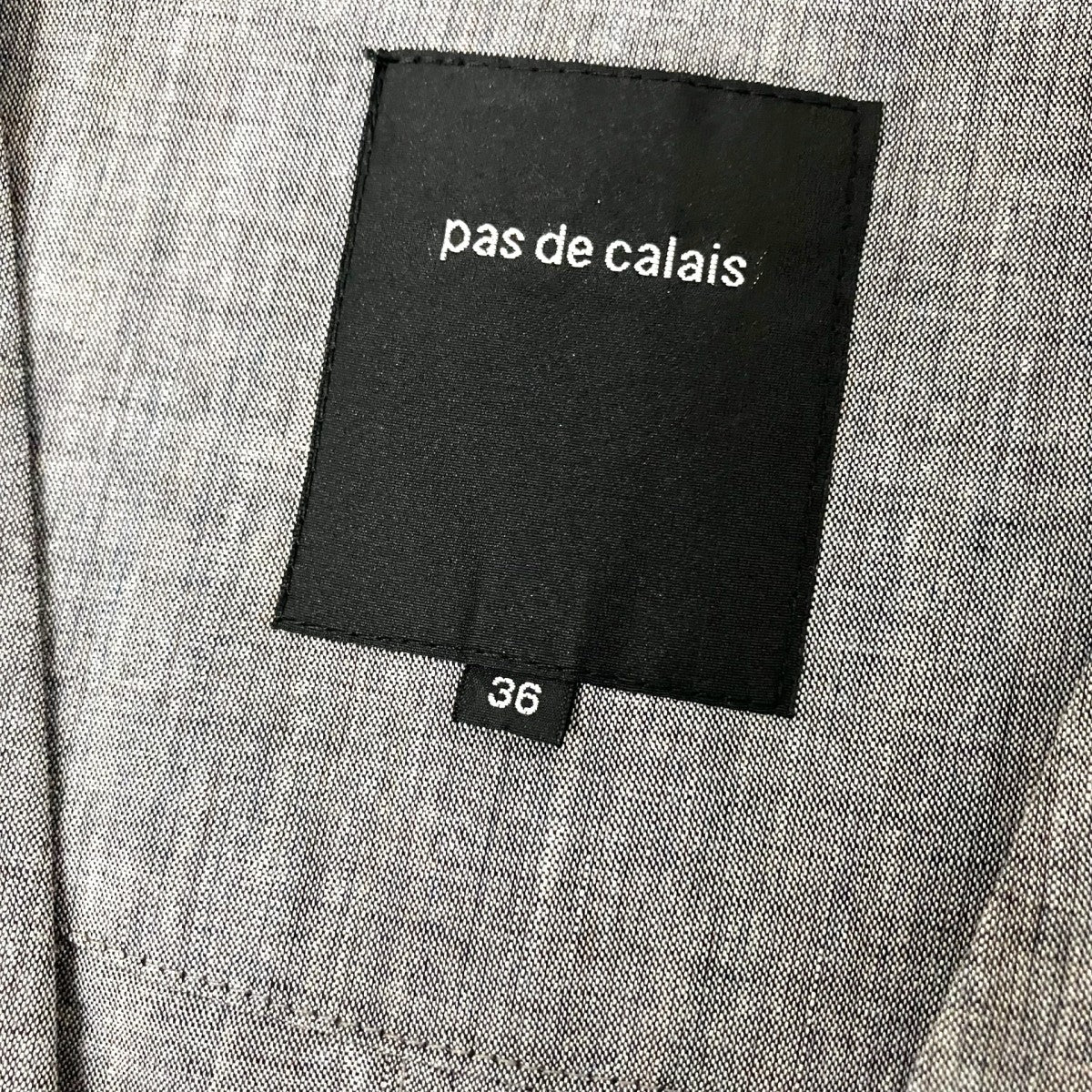 pas de calais VネックコートTK 1905 古着・中古-4枚目のアイテム画像