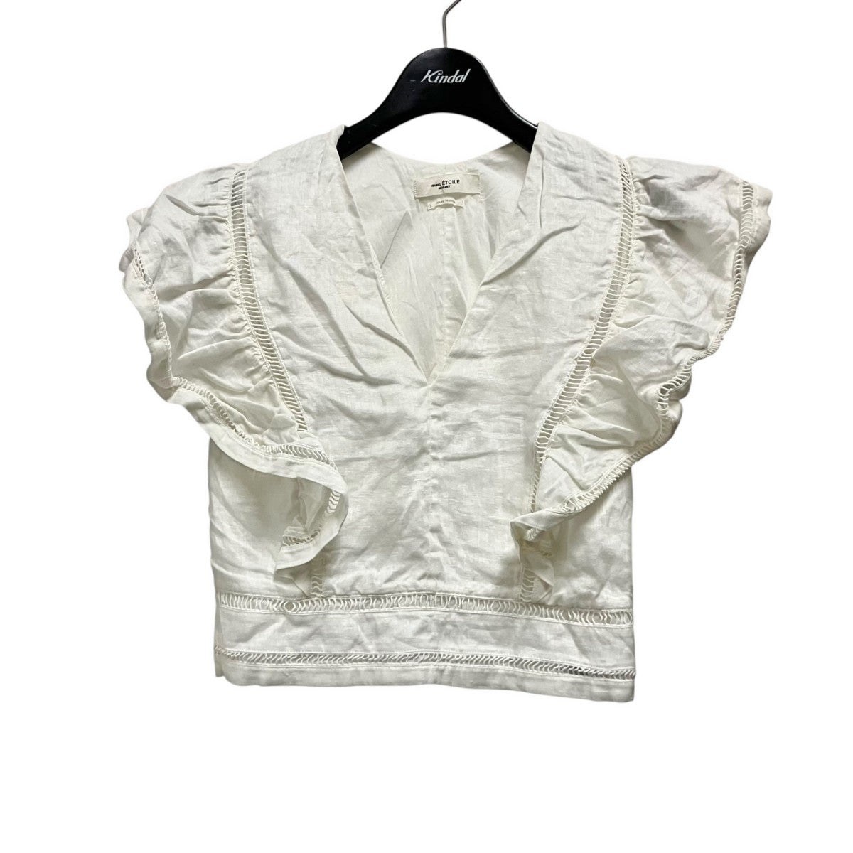 ISABEL MARANT ETOILE ノースリーブブラウスHT1642 20P025E 古着・中古-1枚目のアイテム画像