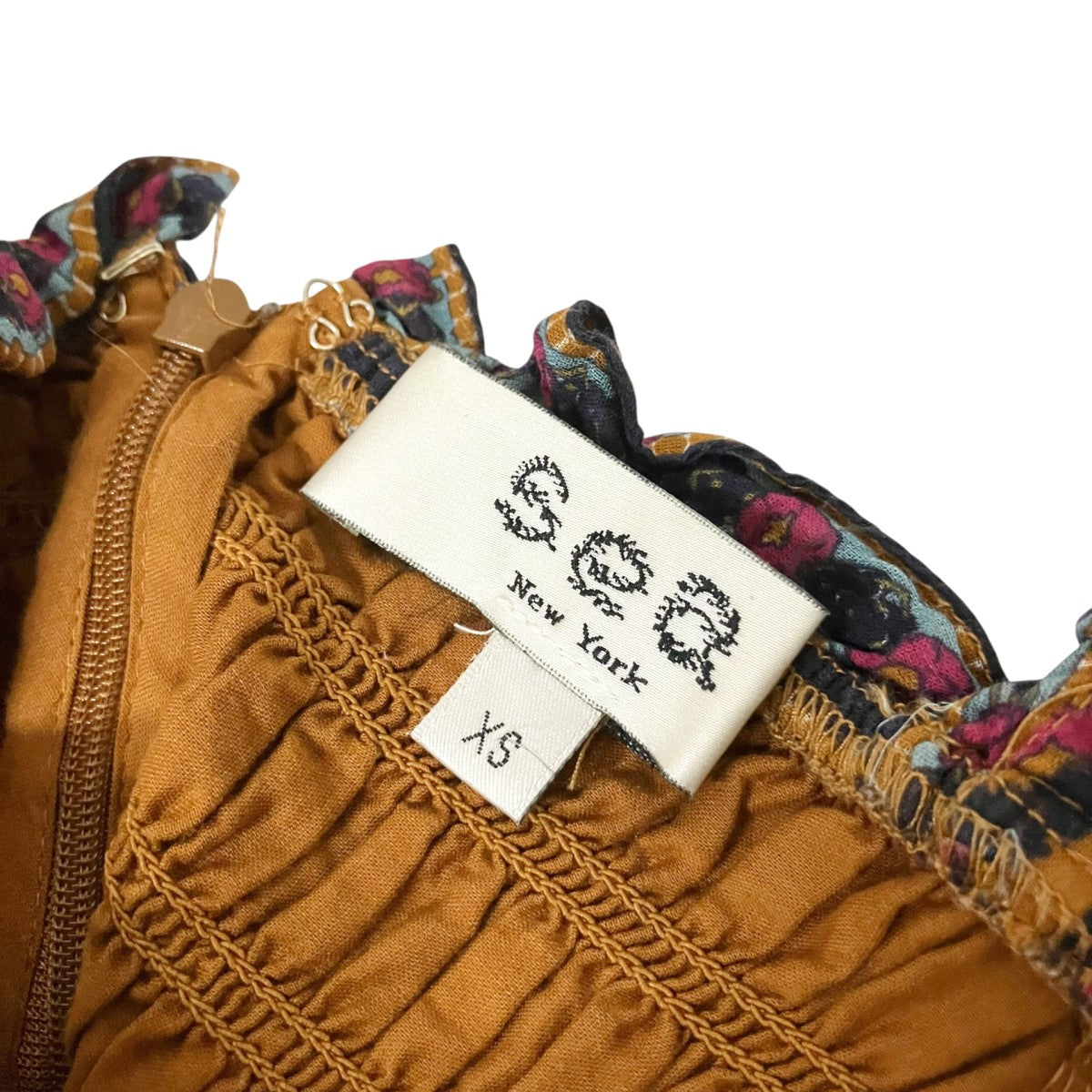 Sea NEW YORK ROSITA パフスリーブブラウス総柄ブラウス92 01 22 01409 古着・中古-5枚目のアイテム画像