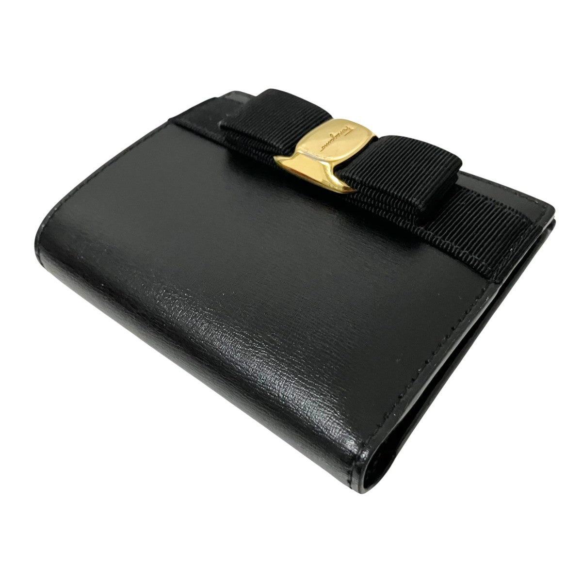 Salvatore Ferragamo ヴァラリボン2つ折り財布JP 22 E009 古着・中古-3枚目のアイテム画像