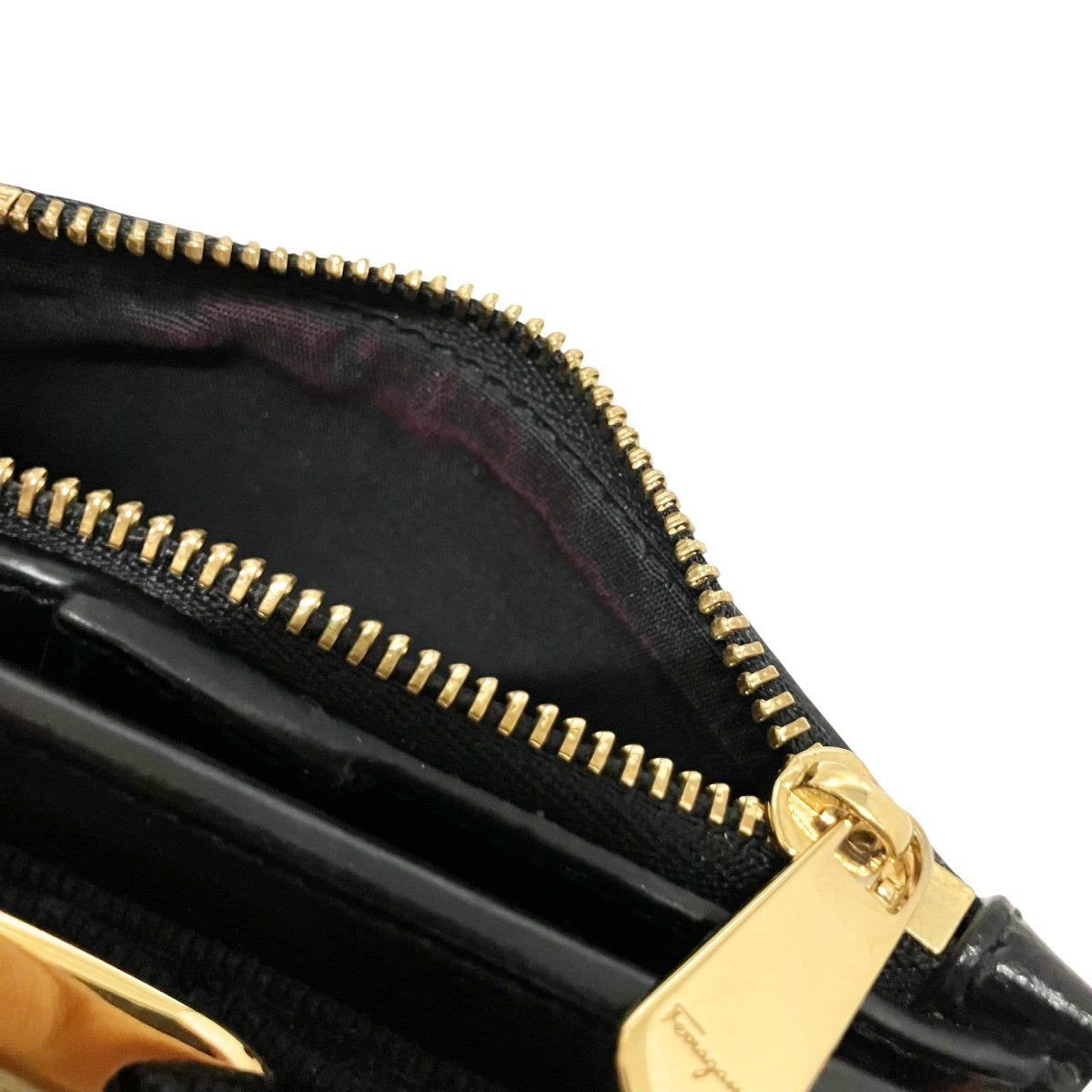 Salvatore Ferragamo ヴァラリボン2つ折り財布JP 22 E009 古着・中古-9枚目のアイテム画像