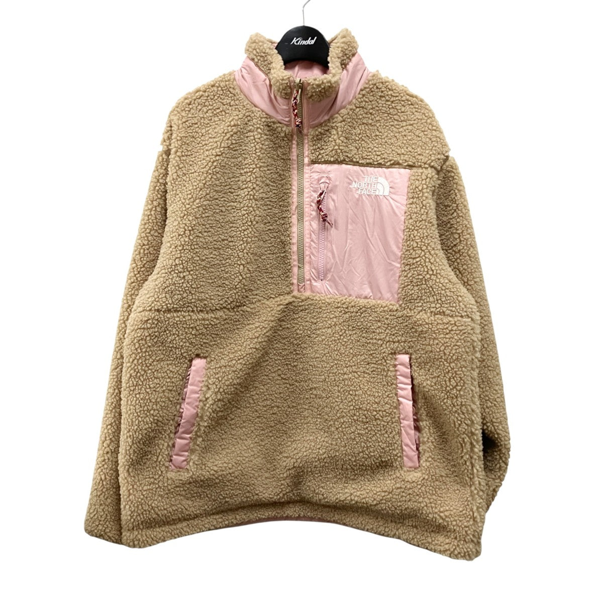 THE NORTH FACE PLAY GREEN RVS FLEECE ANORAKリバーシブルジャケットNJ4FP56C 古着・中古-1枚目のアイテム画像