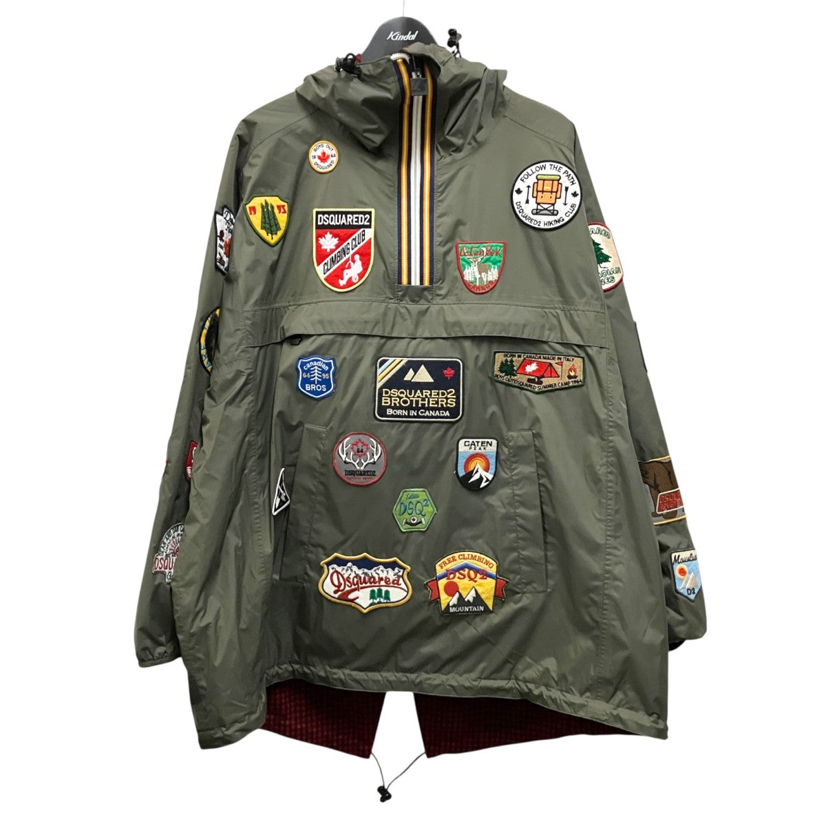 DSQUARED2×K-way リバーシブル アノラックパーカーS72AM0552 古着・中古-1枚目のアイテム画像