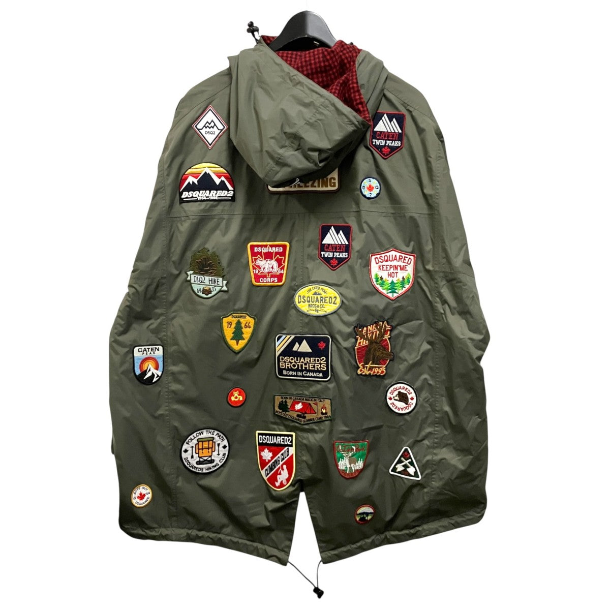 DSQUARED2×K-way リバーシブル アノラックパーカーS72AM0552 古着・中古-2枚目のアイテム画像