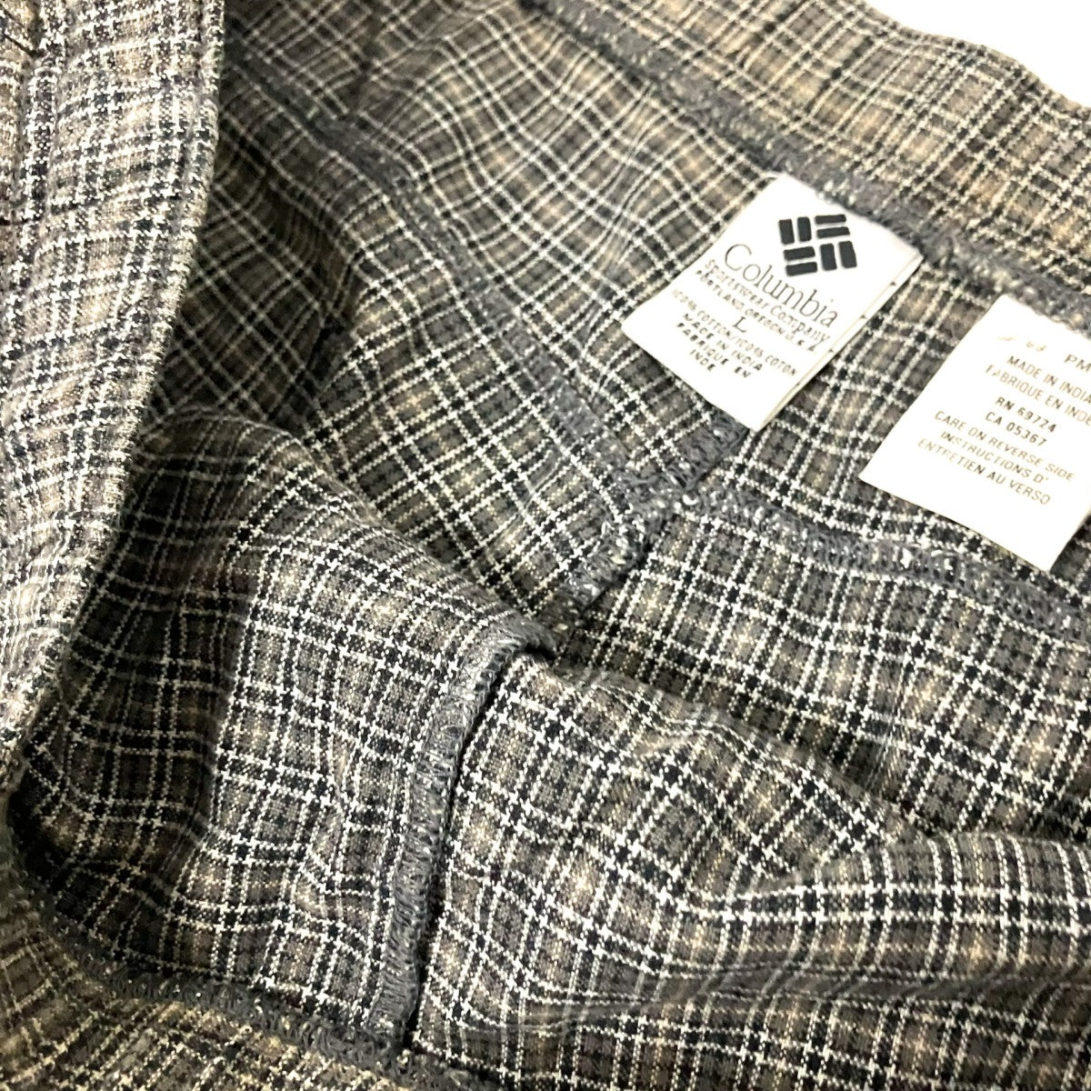 Columbia 90sチェックハーフパンツPM 4080 古着・中古-4枚目のアイテム画像
