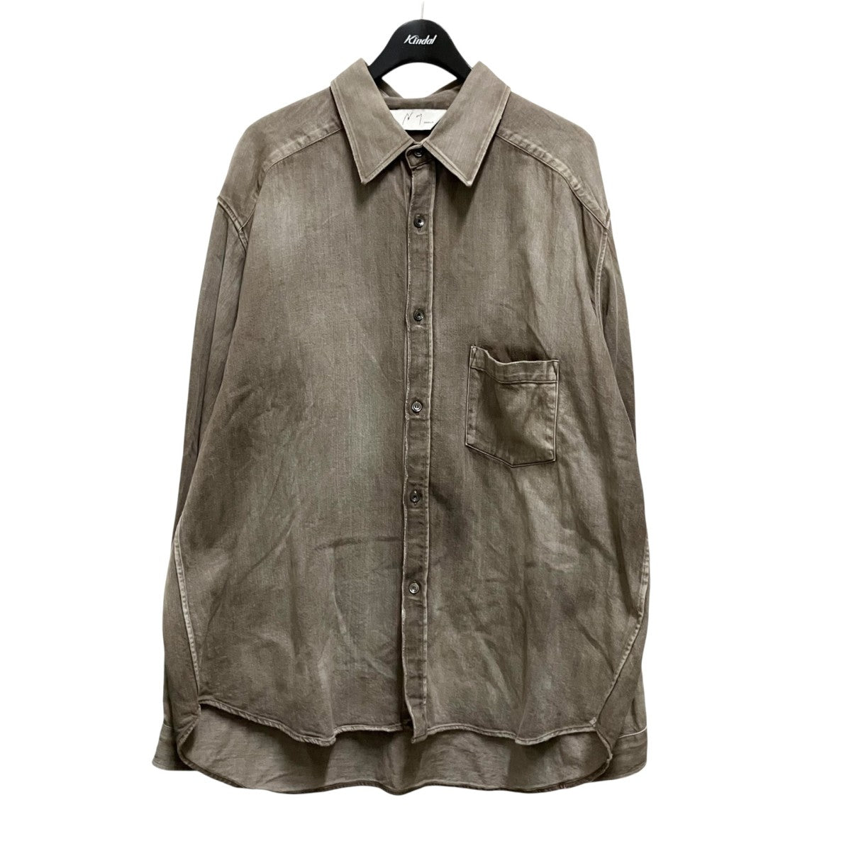 ANCELLM DRESS DENIM SHIRT加工長袖シャツANC SH44 A 古着・中古-1枚目のアイテム画像