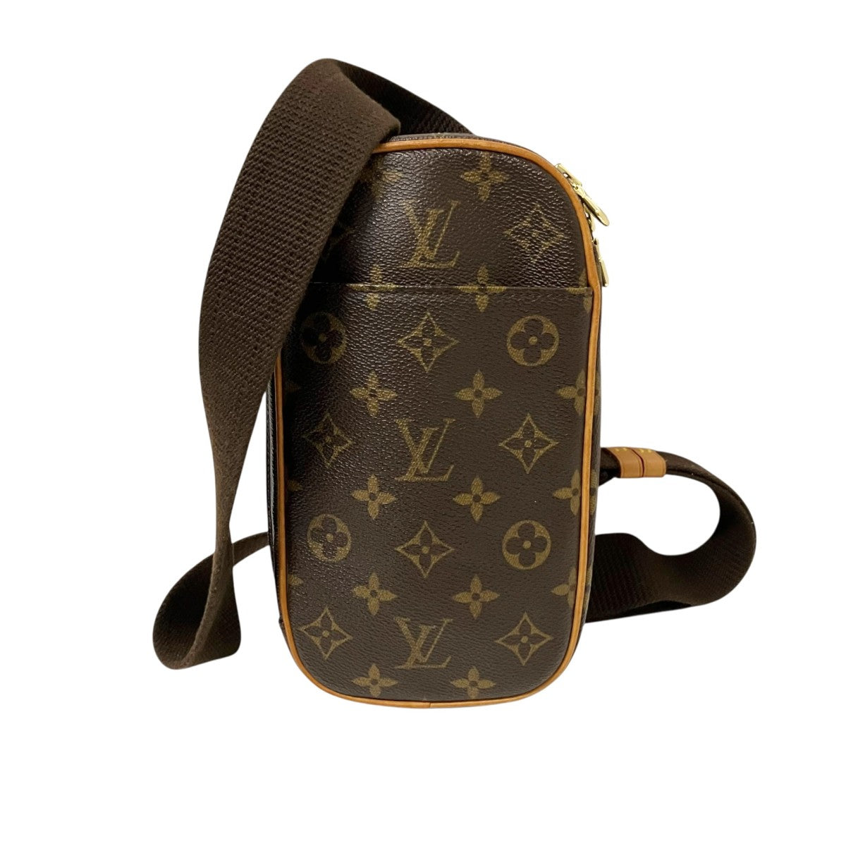LOUIS VUITTON ポシェットガンジュモノグラムショルダーバッグM51870 古着・中古-1枚目のアイテム画像
