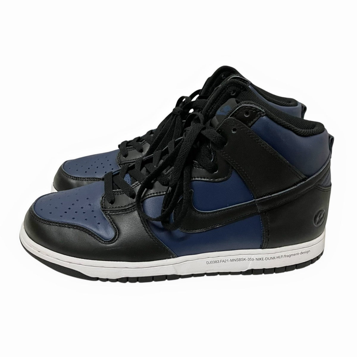 NIKE×FRAGMENT DESIGN DUNK HI ／ FハイカットスニーカーDJ0383 400 古着・中古-3枚目のアイテム画像