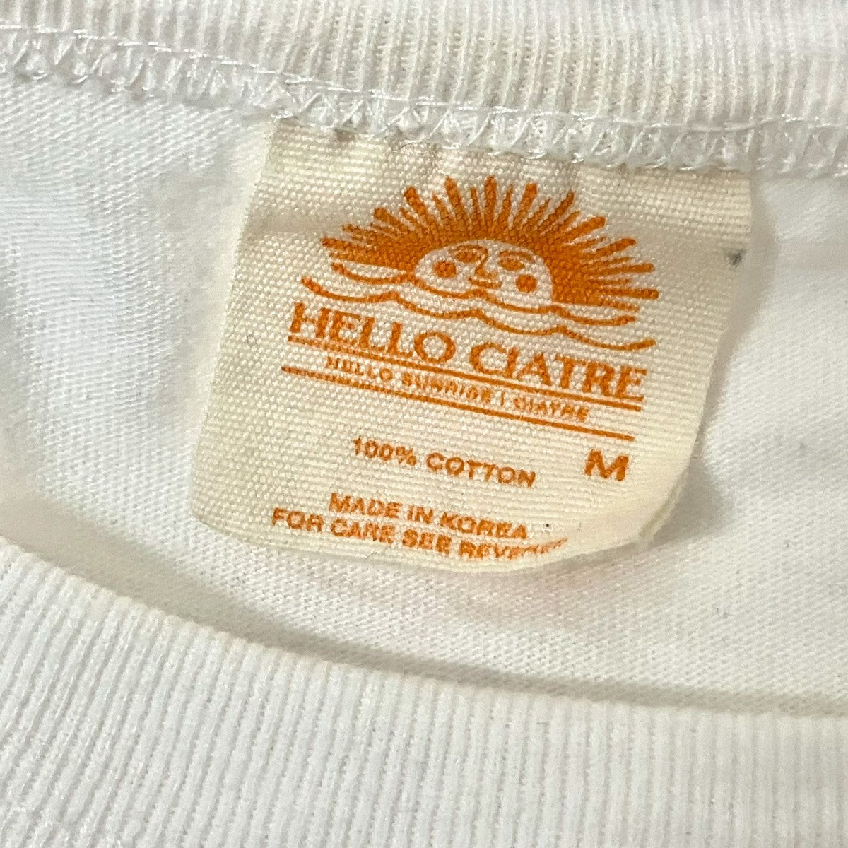 HELLO CIATRE 半袖Tシャツ 古着・中古-4枚目のアイテム画像