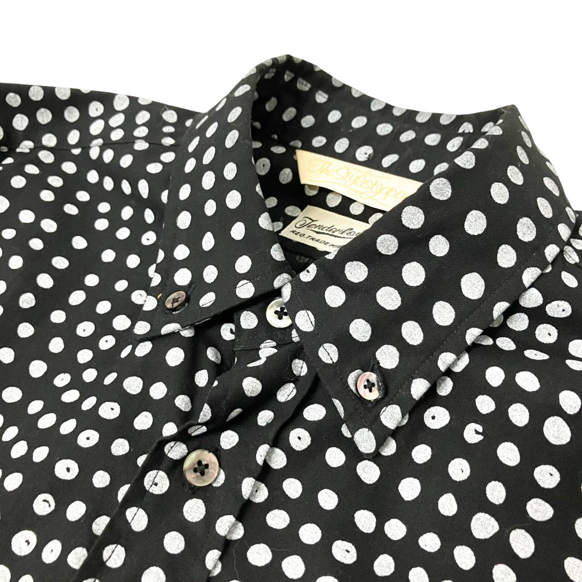 The Stylist Japan×TENDERLOIN ドット柄長袖シャツTSJS 81408 11 古着・中古-3枚目のアイテム画像