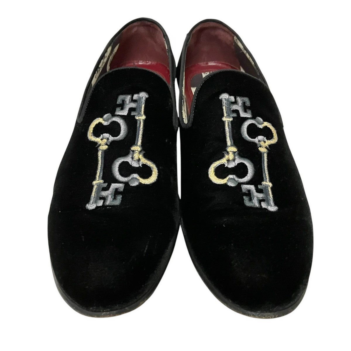 DOLCE ＆ GABBANA ベルベットローファー 古着・中古-2枚目のアイテム画像