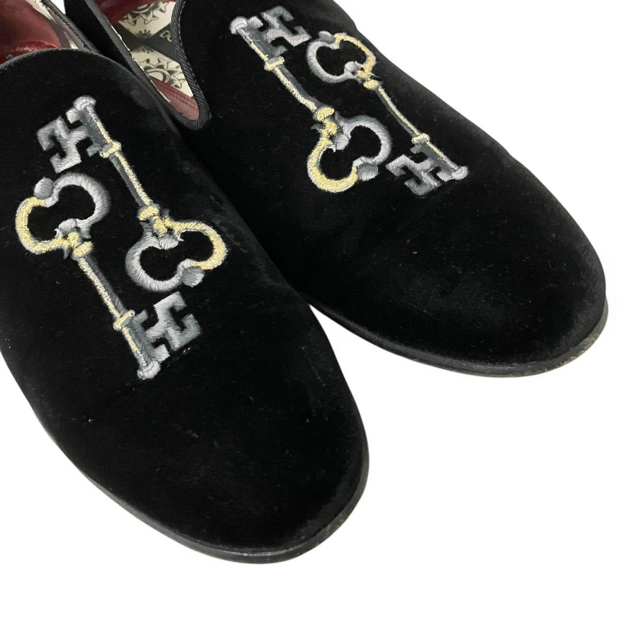 DOLCE ＆ GABBANA ベルベットローファー 古着・中古-6枚目のアイテム画像